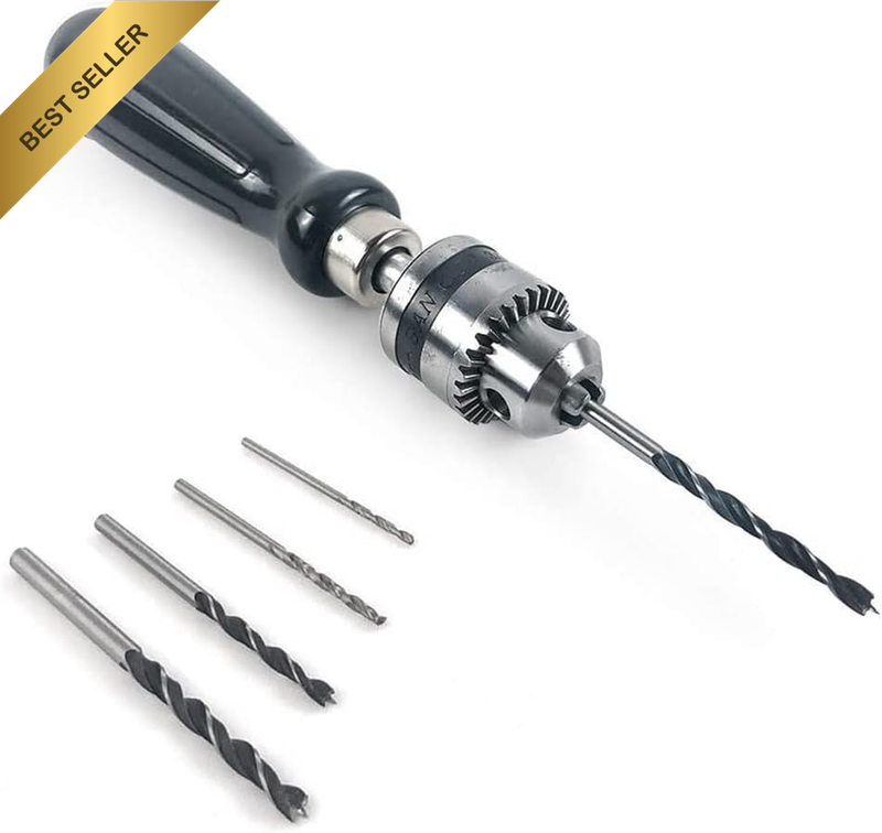 Pin Vise Hand Drill Bits, Mini Twist Drill Bits Set, for Woodworking DIY Model J