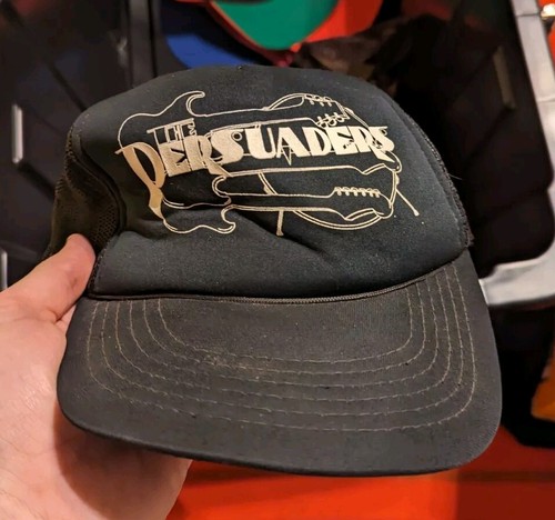 Vintage 80s The Persuaders R&B Group Band Hat Cap Trucker