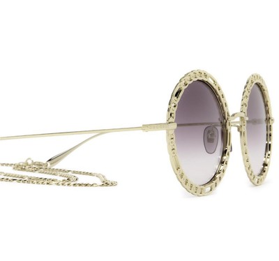 GUCCI GUCCI GG1113S-002-53 GOLD SUNGLASSES