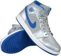 Jordan 1 Mid Wolf Grey - 554724-025