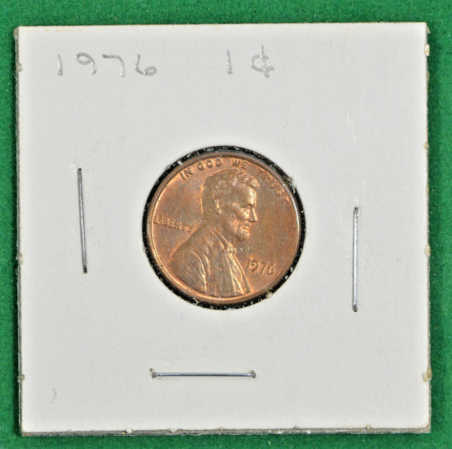 1976 Lincoln Memorial Cent Penny - US Coin, Great for Collectors