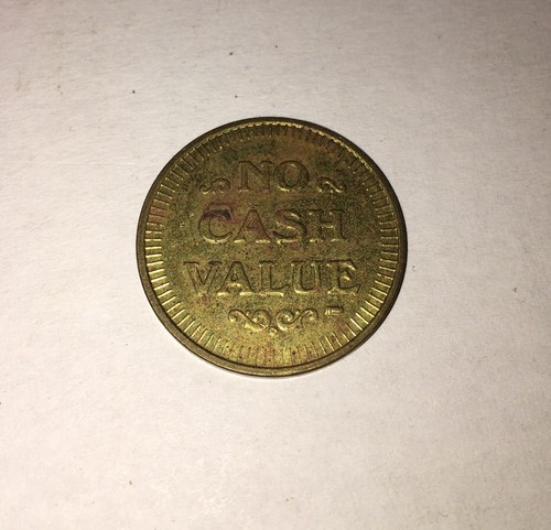 Vintage Good For Parking Only Token No Cash Value
