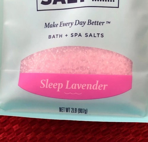 San Francisco Salt Co. Spa Luxury Aches & Pains Bath Salt Sleep Lavender 2LB Bag