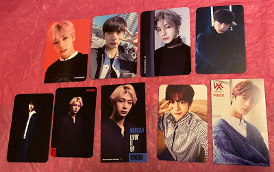 MONSTA X photocard sticker HYUNGWON COLLECTION OFFICIAL JAPAN Monstax