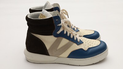 Visvim Chamberlin High Top Mens Sneakers Size US 11 in Blue White Brown