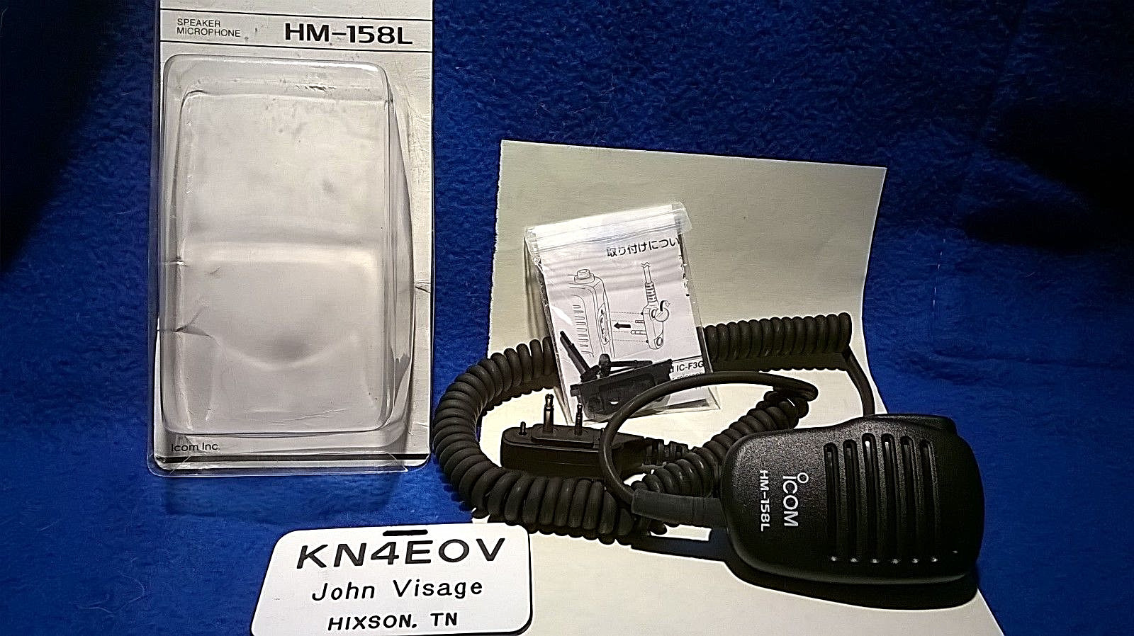 ICOM HM-158L Speaker Microphone
