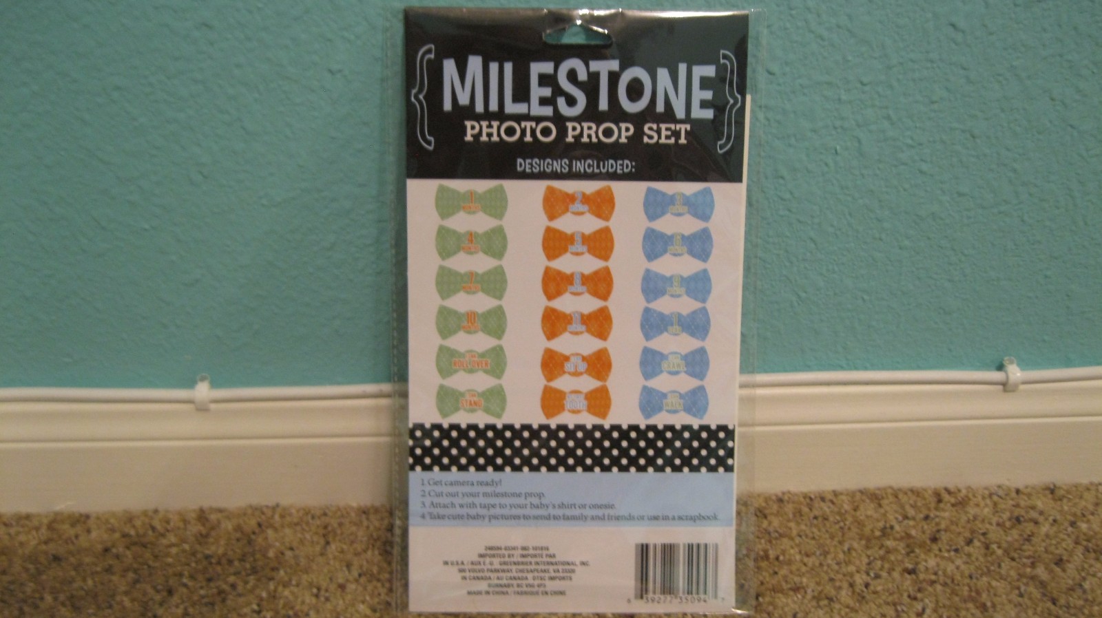 NEW! Milestone Photo Prop Set
