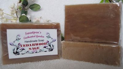 SWEETPEA'S HANDMADE NATURAL & ORGANIC VEGAN SOAP BARS, MANY SCENTS, 3.5 to 5 oz