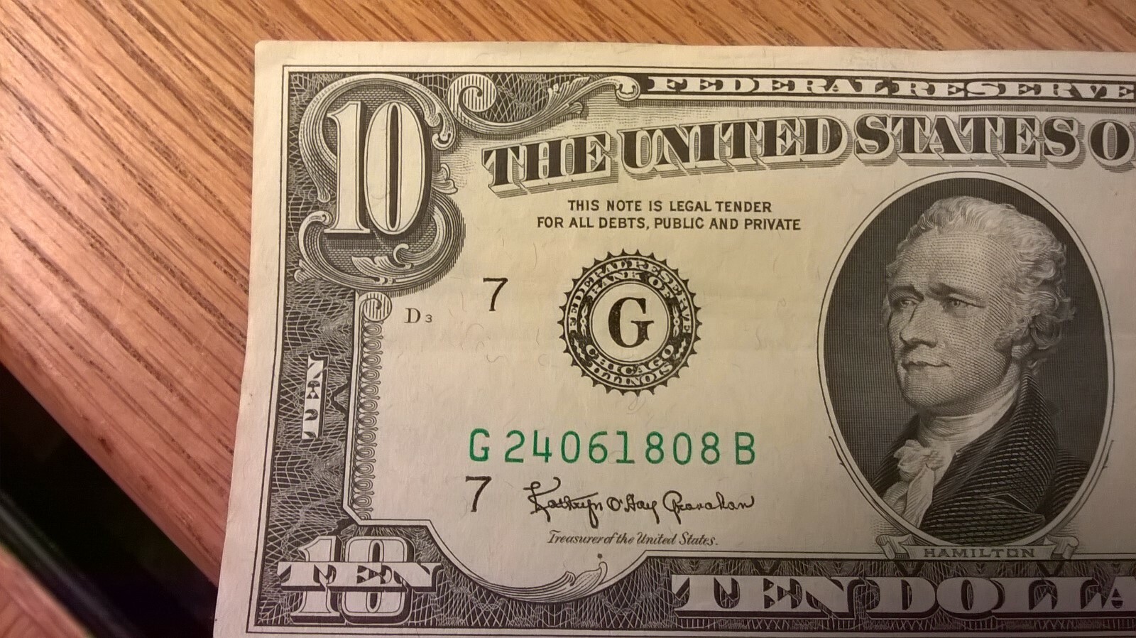 Lot of 2 $10 Federal Reserve Notes - 1963 A & 1950 D