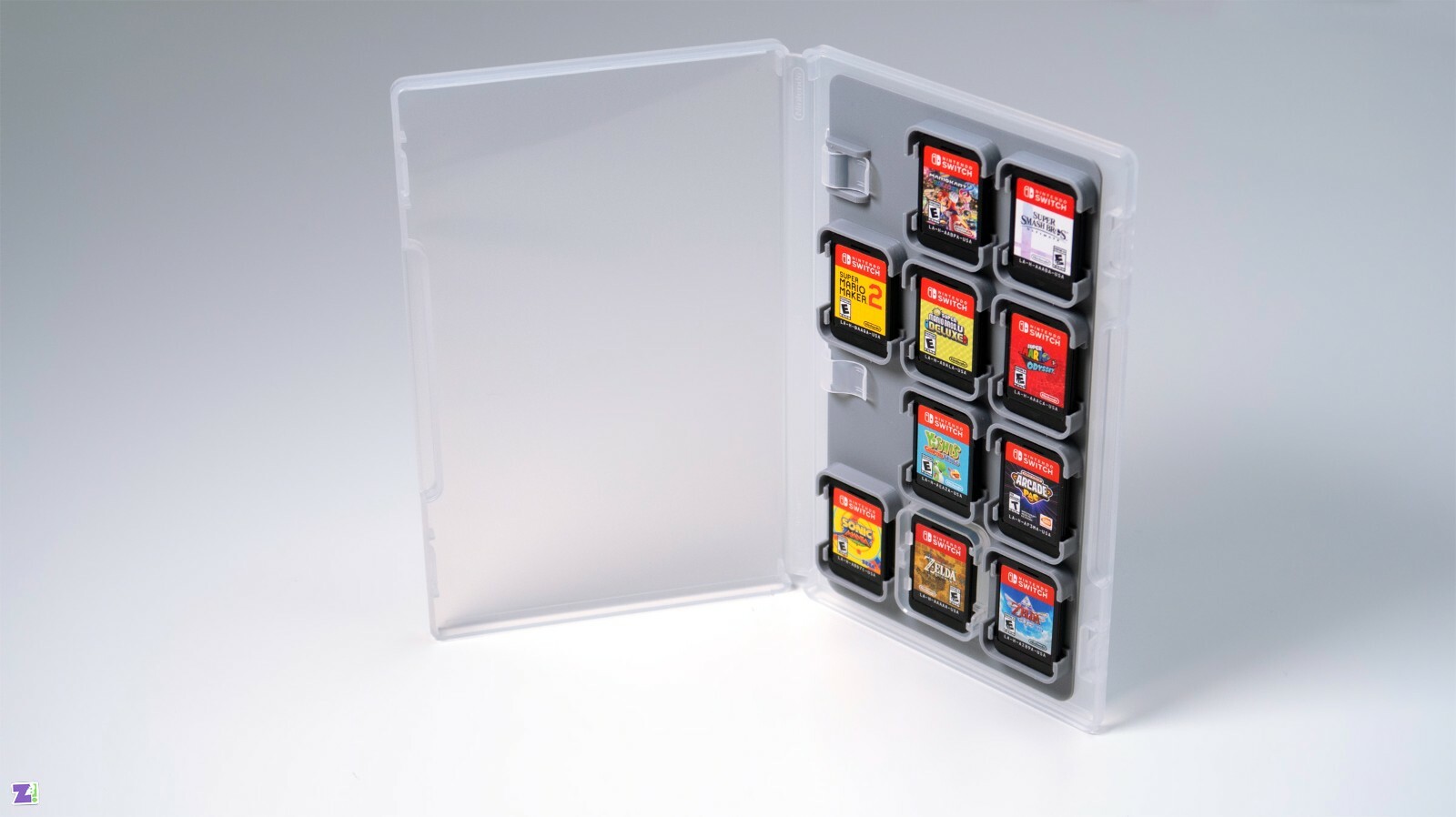Nintendo Switch POST CARD HOLDER P'sclub seta Nintendo Switch Multi-Game Card Holder Game Case Accessory