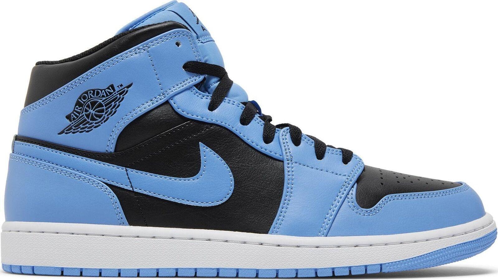 Jordan 1 Mid University Blue Black for Sale | Authenticity Jordan 1 Mid University Blue Black for Sale | Authenticity