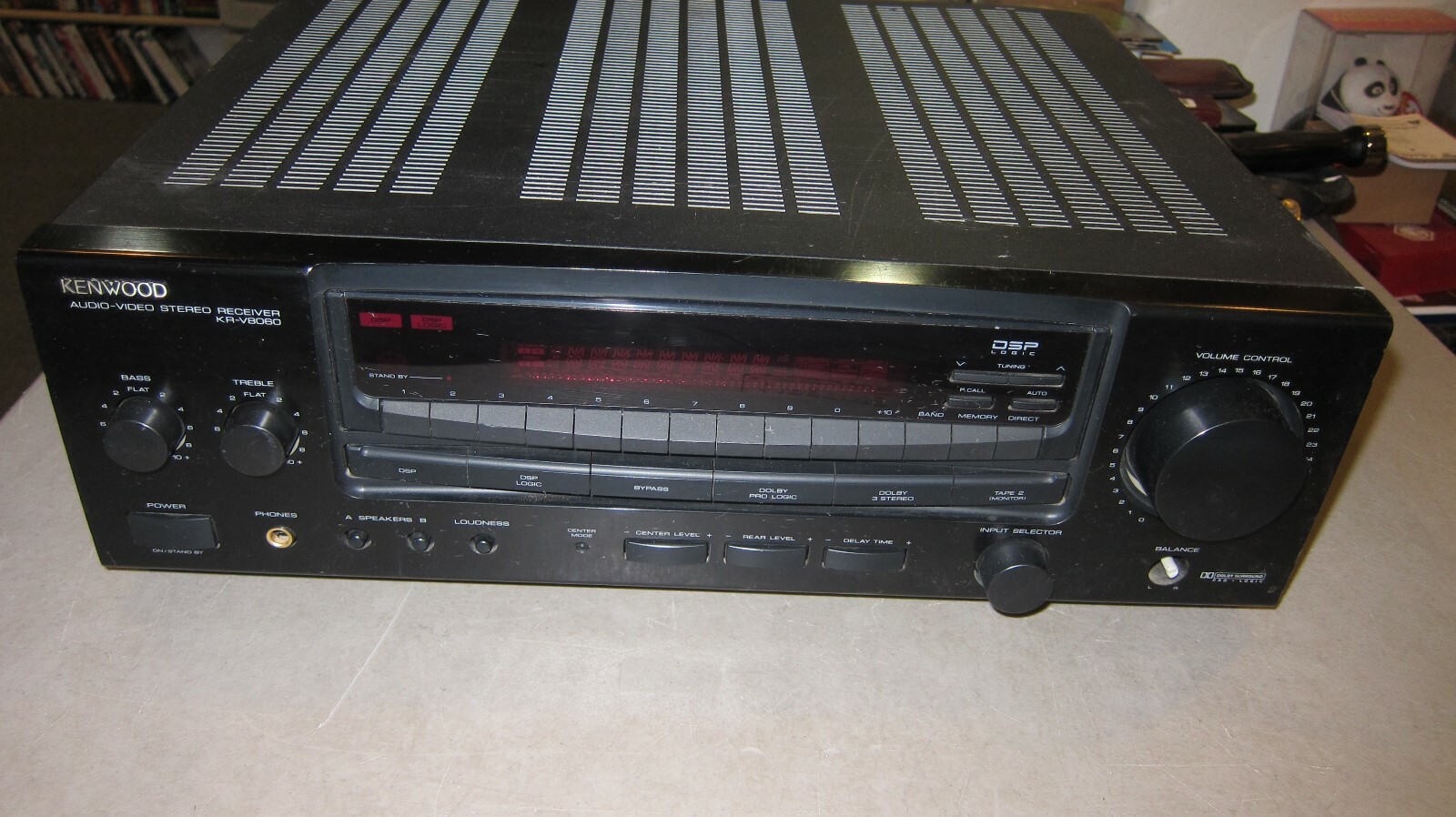 KENWOOD AUDIO-VIDEO STEREO RECEIVER KR-V8060 - FREE SHIPPING KENWOOD AUDIO-VIDEO STEREO RECEIVER KR-V8060 - FREE SHIPPING