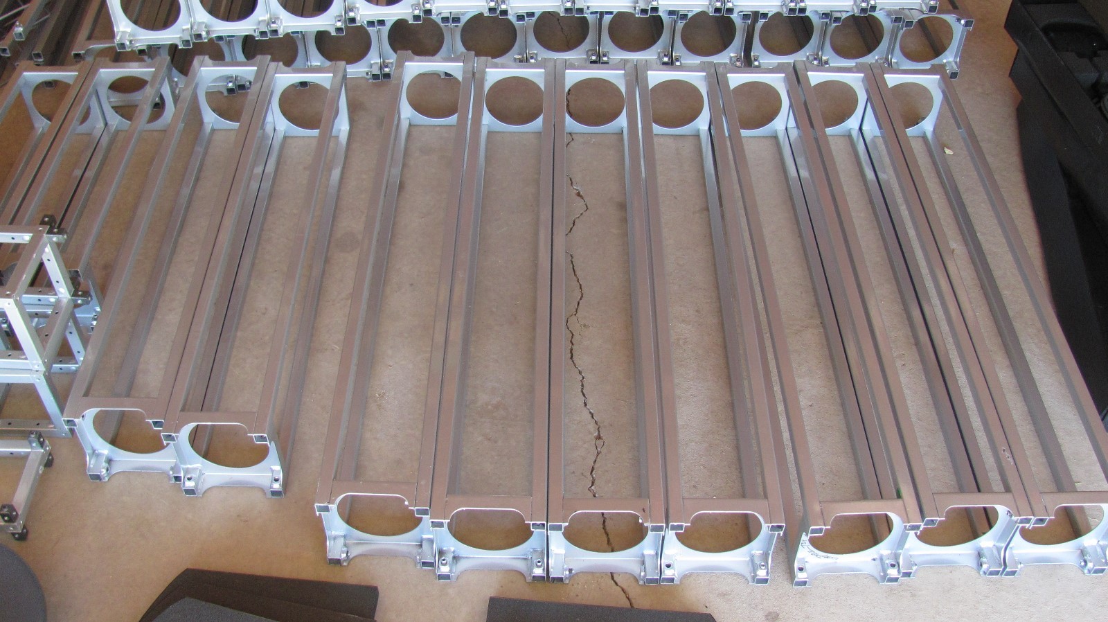 SKYLINE TRADE SHOW DISPLAY BOOTH ALUMINUM TRUSSES VERY NICE