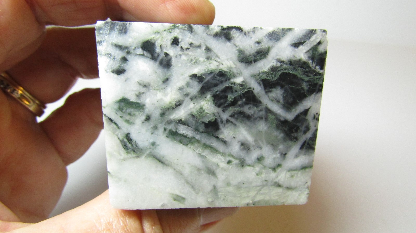 Storm Scene Jadeite lapidary rough rock from central California