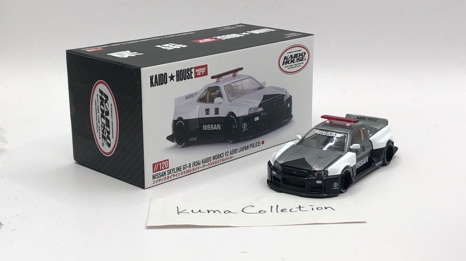 ミニGT 街道ハウス ニッサン スカイライン GT-R R34 ジャパン