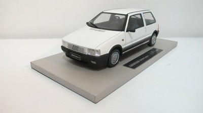 1:18 TOP MARQUES BBR FIAT UNO TURBO WHITE HATCHBACK RESIN CARS