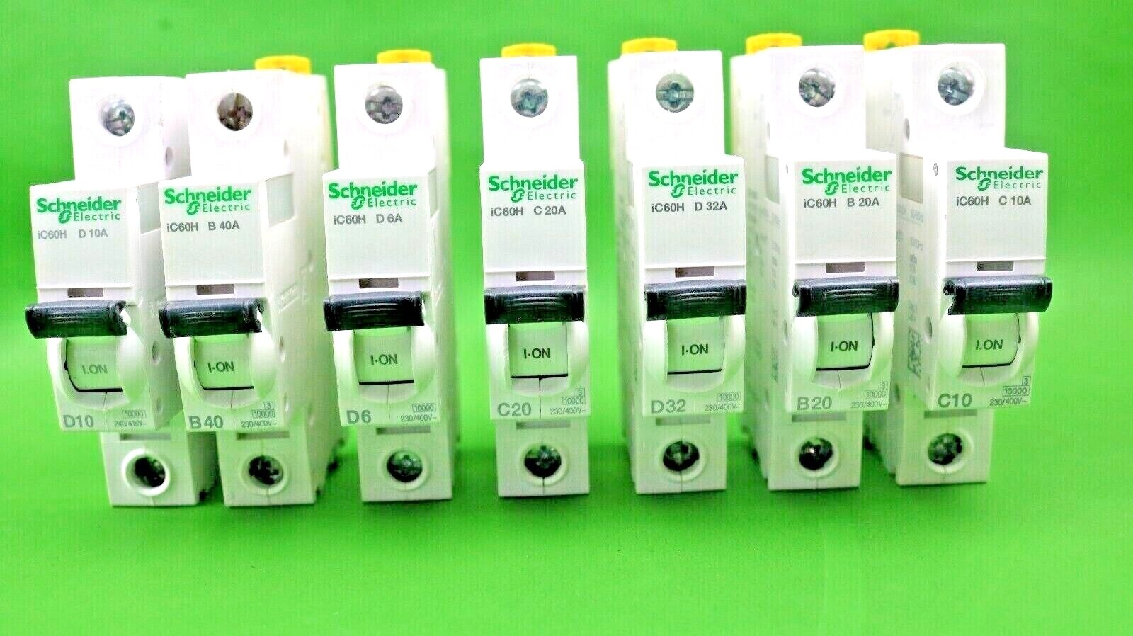 Schneider B 20A / D 32A / C 20A / D 6A / B 40A / C 10A / D 10A