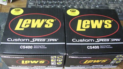 Lews spinning reel, CS400, 2 ct, nib, free shipping