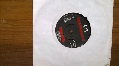 VINTAGE THE STRANGLERS 5 MINUTES/ROK IT TO THE MOON 7 INCH VINYL. GOOD!