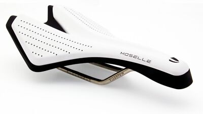 Union Sport Mosselle Road MTB eBike Bicycle Ti Saddle Titanium-Rail Seat White