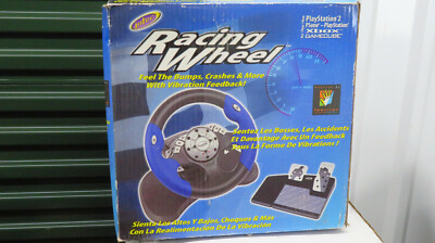Intec Gaming Racing Wheel & Pedals Gamecube Playstation 2,Playstation, Xbox, New