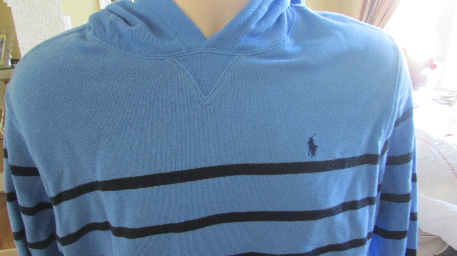 NWT Ralph Lauren POLO XL 18-20 boys knit sweater with hoodie