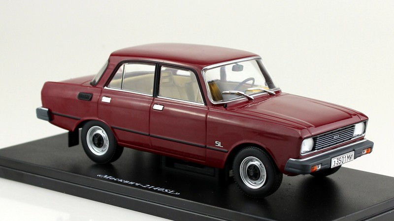 Moskvitch Moskwitsch 2140slazlk 1980 Dunkelrot 1:24 Modellauto Premium Collectib