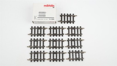 Märklin H0 2293 Gerade Gleis 41,3 mm (10 Stück in OVP weiß-grau)
