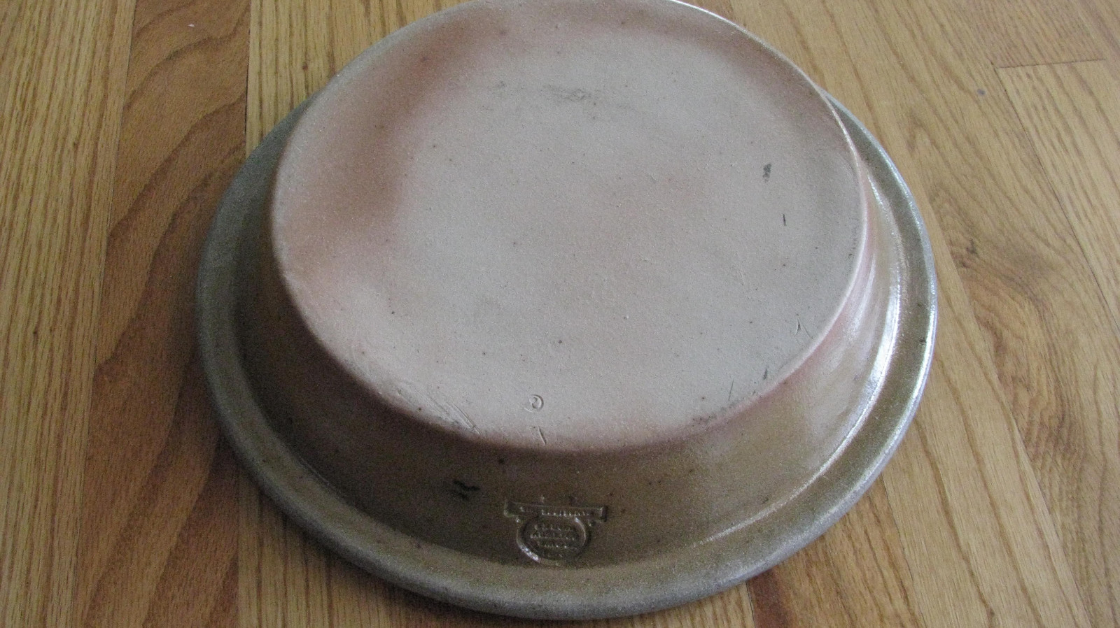 Vintage Hand Painted Rowe Pottery Plate 1988 Cambridge Wisconsin