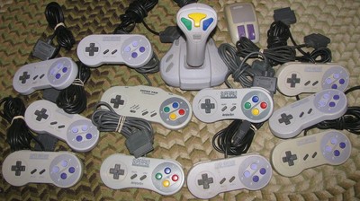 Large Lot SNES Super Nintendo Consoles Controllers AC Adapters Misc Free Ship!!