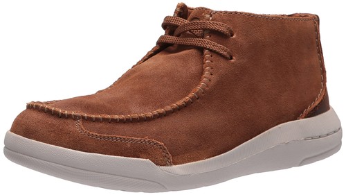 

Мужские ботинки Clarks Driftway Top Chukka, темно-коричневая замша, США 8,5, Dark tan suede