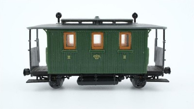 PMT technomodell H0e Personenwagen grün 3.Kl. K.Sächs.Sts.E.B.