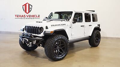 2024 White Rubicon 392 4X4 SKY TOP,BUMPERS,LED'S,FUEL WHLS!