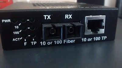 Ethernet to Fiber - SSEFE1014 Media Converter 10/100 to 100Base-FX SC Fiber