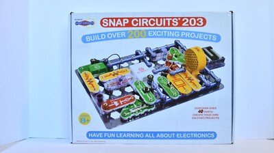 Elenco Snap Circuits 203 Experiments 1-203 Complete Set Barely Used