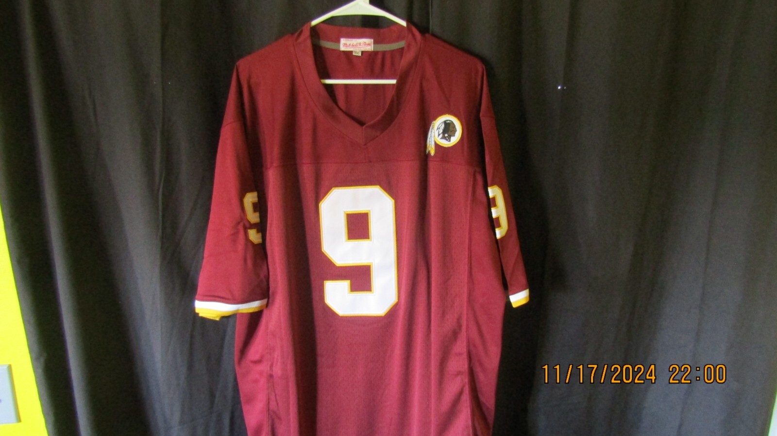 ミッチェルアンドネス NFL Jersey REDSKINS レッドスキンズ MITCHELL & NESS WASHINGTON REDSKINS JERSEY WITH STITCHED
