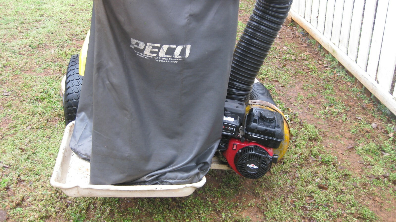 International Harvester Cub Cadet Quiet-line 1450 Tractor with Peco Leaf Vacuum