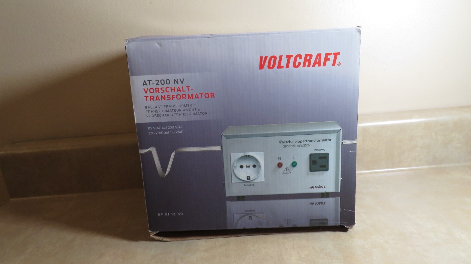 変圧器 VOLTCRAFT AT-200NV 変圧器 VOLTCRAFT AT-200NV VOLTCRAFT AT -200 NV Transformer