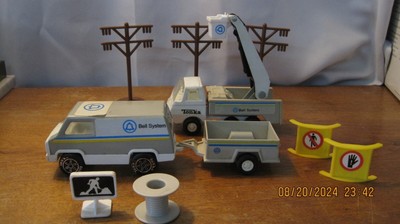 Vintage Tonka Toys Bell System Telephone Toy Playset 1979