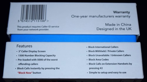 CPR Phone Call Blocker - V5000