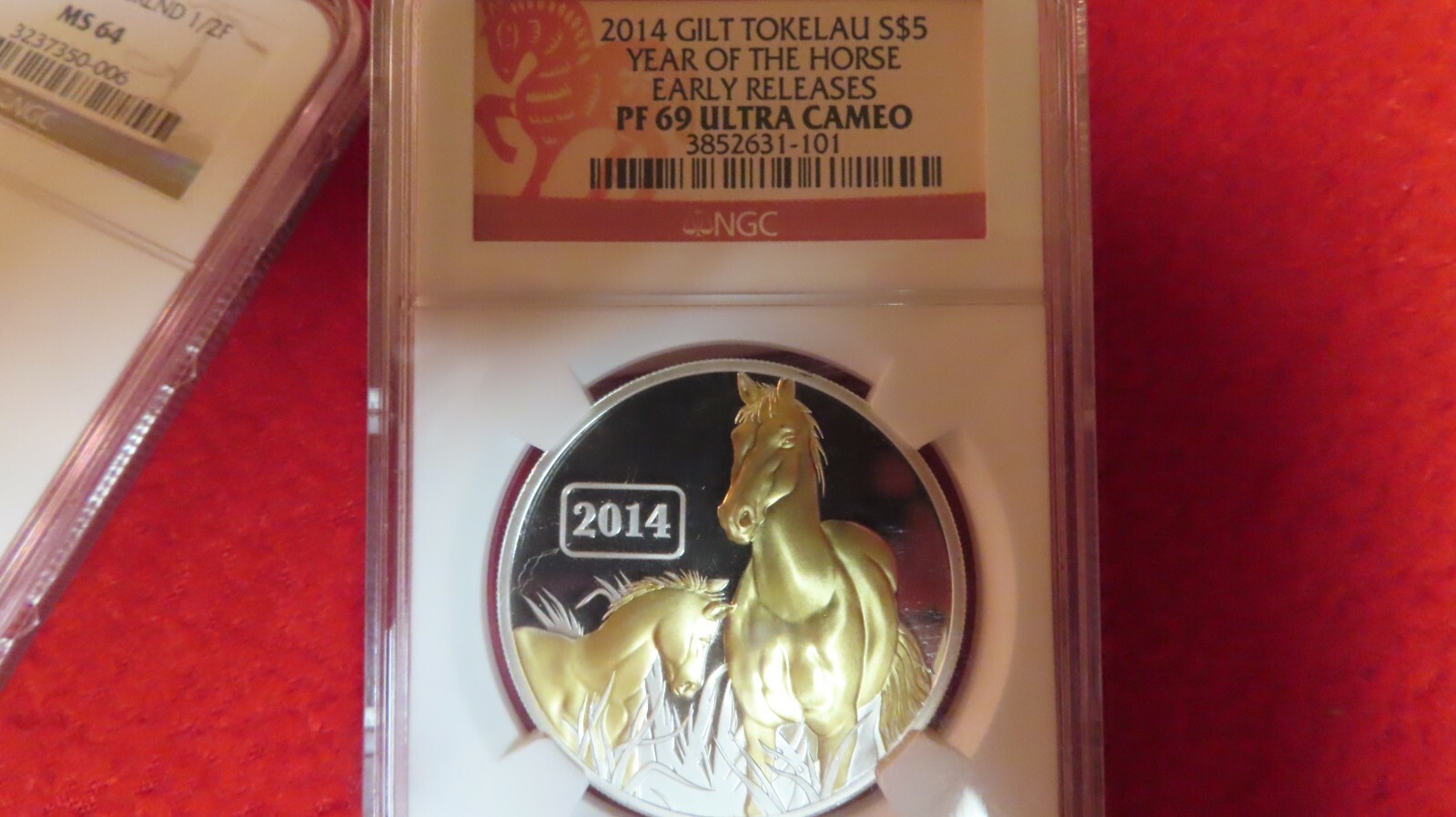TOKELAU YEAR OF THE HORSE 銀貨2014 SILVER 2014 Tokelau RP .999 Silver Coin Year of Horse $5 PCGS MS69