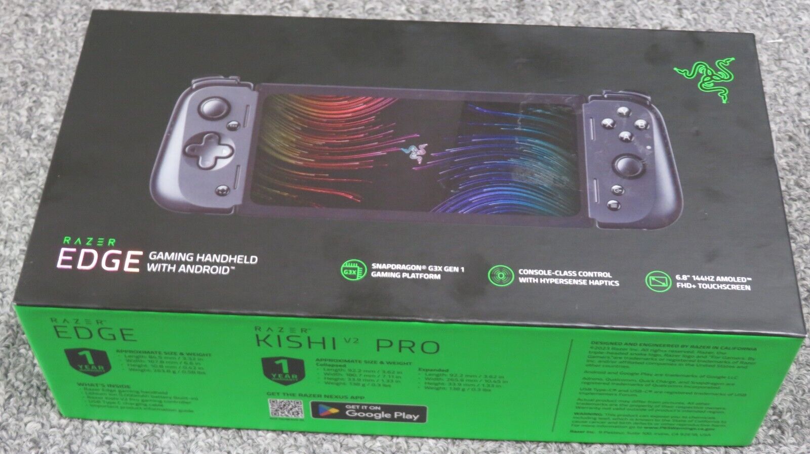Razer Edge Gaming Tablet with Razer Kishi V2 Pro Controller - WiFi Edition NEW | eBay Razer Edge Gaming Tablet with Razer Kishi V2 Pro Controller - WiFi Edition NEW | eBay
