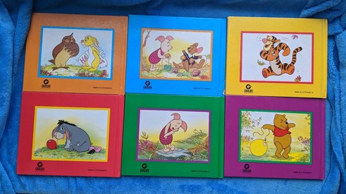 DISNEY'S POOH AND FRIENDS 6 Hardcover Book Lot Winnie Tigger Roo Piglet Eeyore