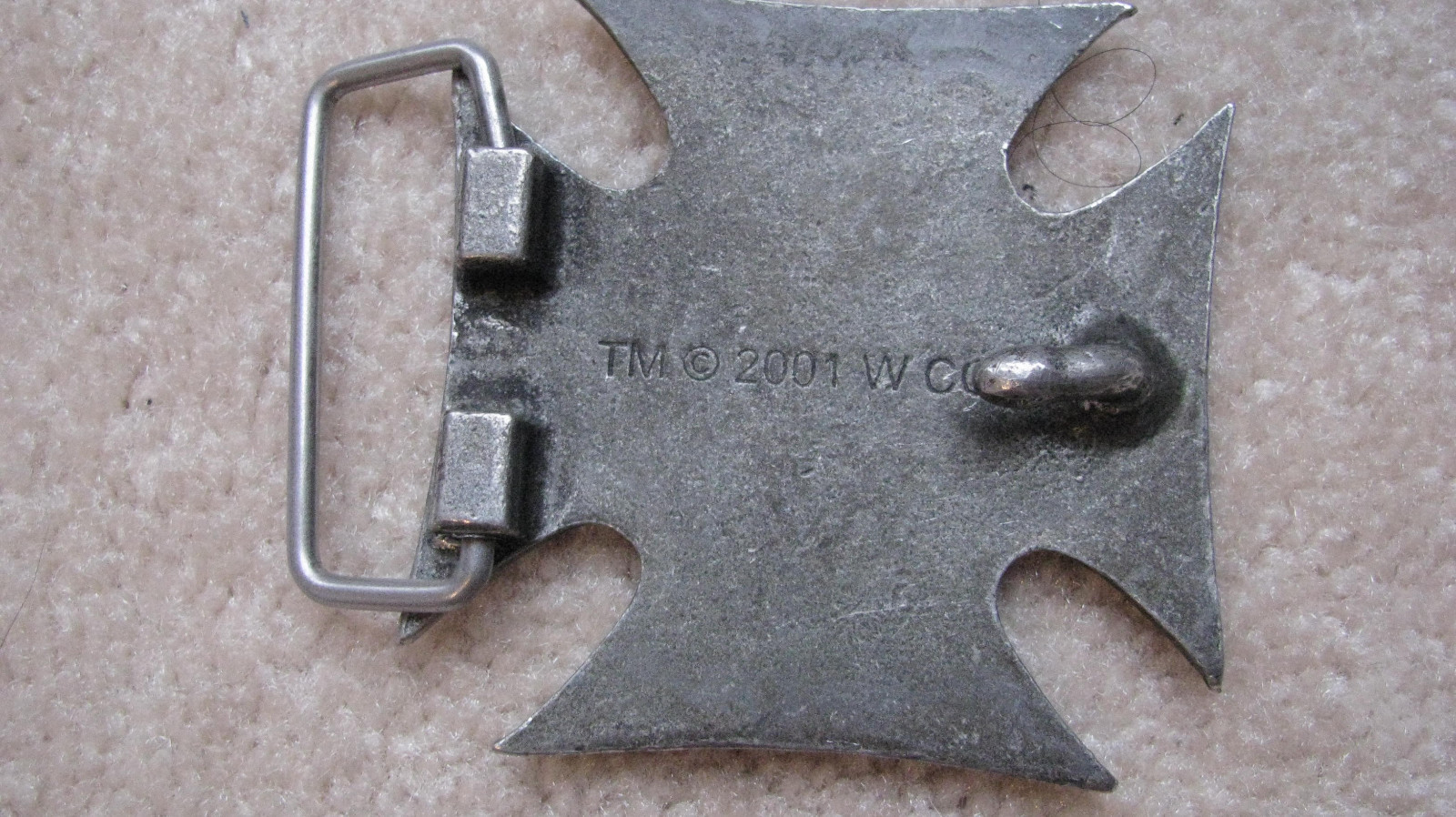 Original West Coast Choppers Metal Belt Buckle 2001 WCC TM