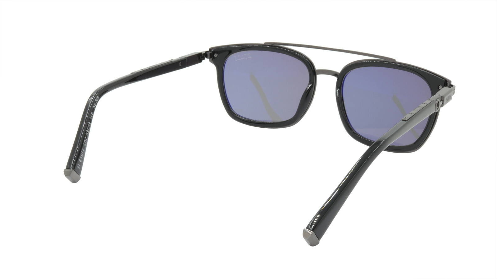 Pre-owned Zilli Sunglasses Titanium Acetate Polarized France Handmade Zi 65014 C02 In Gray