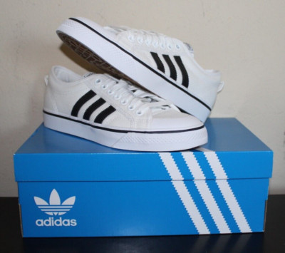 Adidas Nizza Footwear White/Core Black/Footwear White Men's Size 8 CQ2333