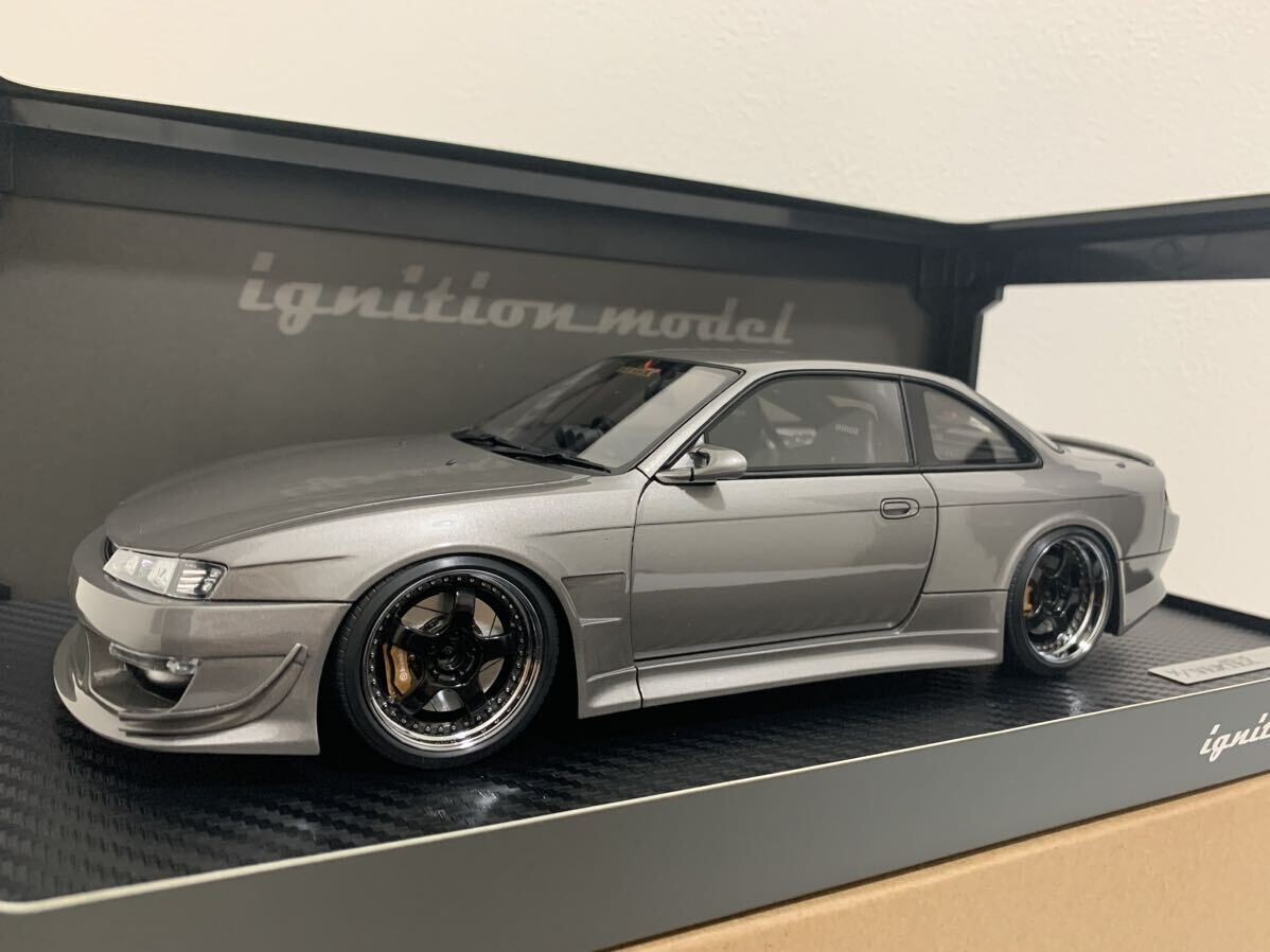 IG3088 1/18 VERTEX S14 Silvia ガンメタ 1/18 Ignition model Nissan VERTEX S14 Silvia Gun Metallic