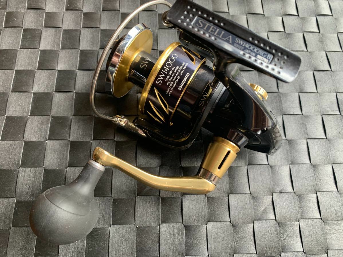 リール 13STELLA14000XG SHIMANO 13 Stella SW14000XG Spinning Reel Used Free Shipping