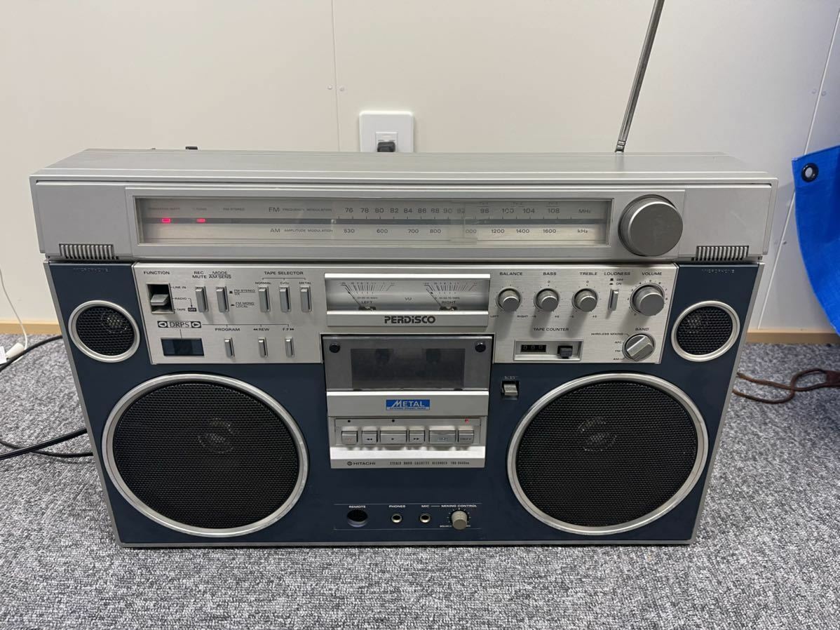 日立TRK-8600 HITACHI TRK-8600RM Cassette Recorder Boom Box vintage Read