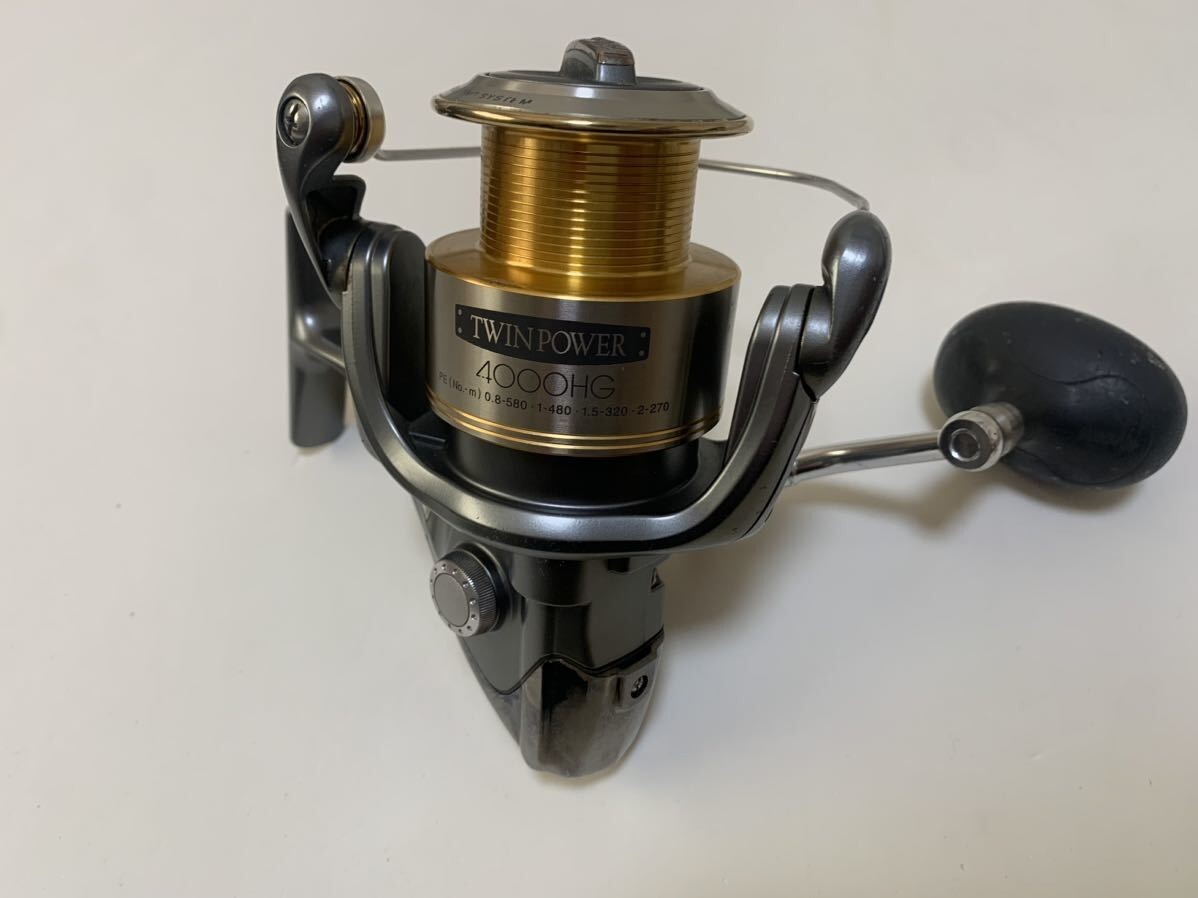 SHIMANO 02 Twin Power 4000HG Spinning Reel Used F/S | eBay